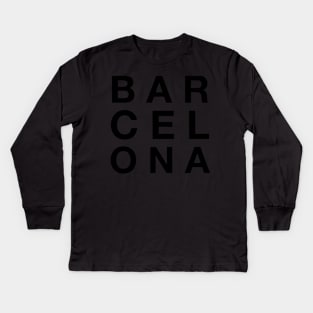 BARCELONA Kids Long Sleeve T-Shirt